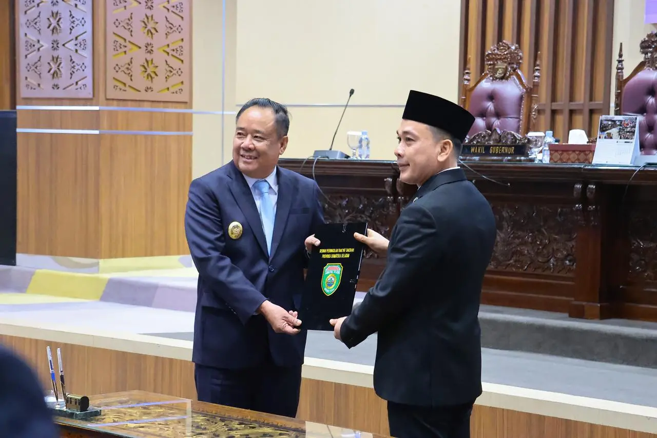 Rapat Paripurna XXIV, Dua Raperda Inisiatif DPRD Sumsel Dapat Dukungan Penuh Pemprov