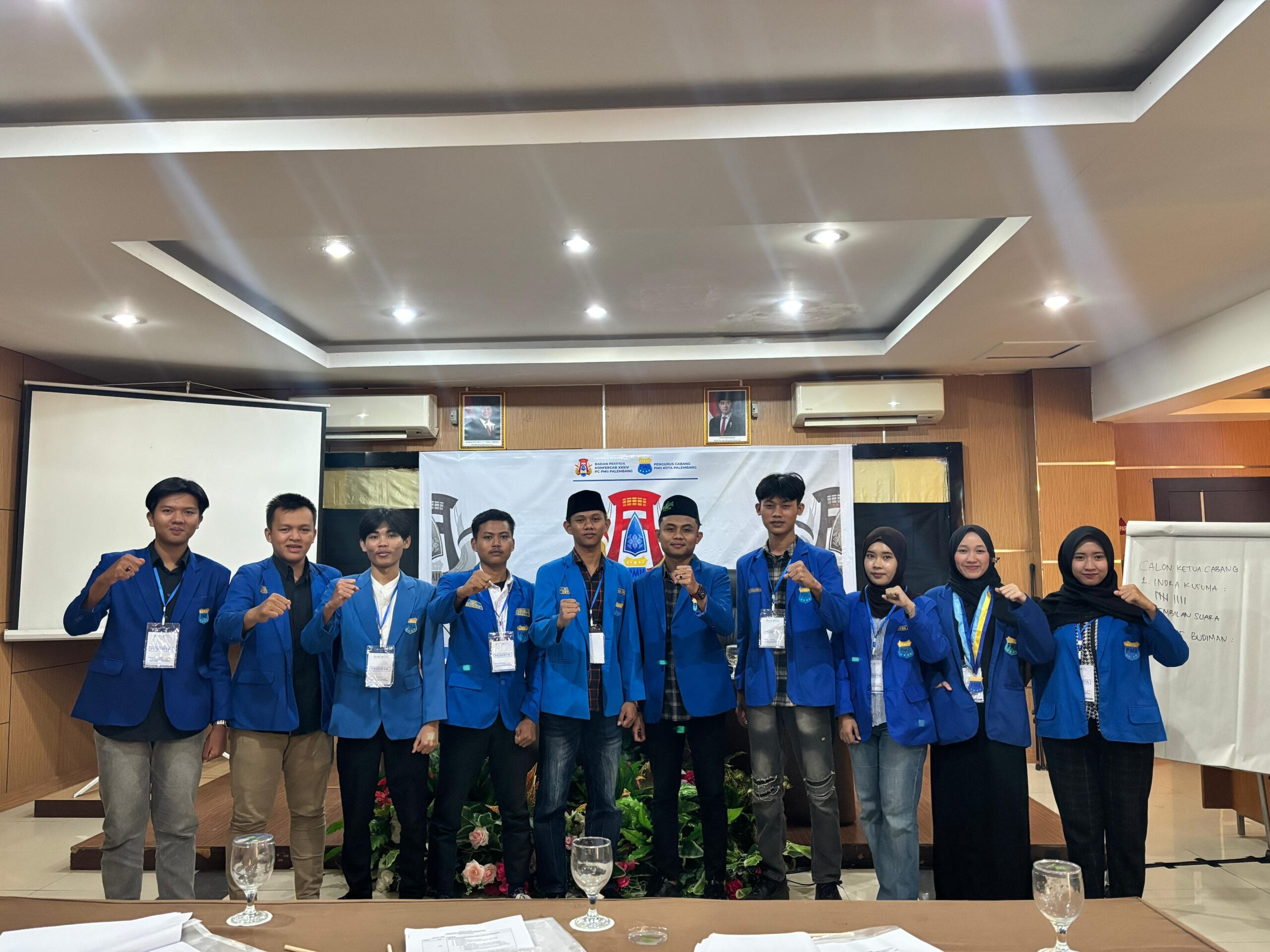 Konfercab ke-XXXIV Rampung, Indra Kusumah Nahkodai PC PMII Palembang
