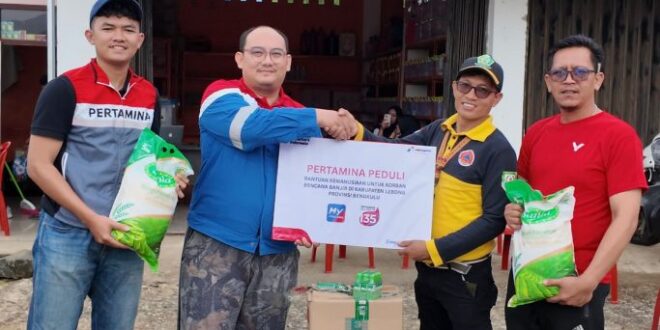 Tanggap Darurat Salurkan Bantuan Kemanusiaan Bencana Banjir di Kabupaten Lebong