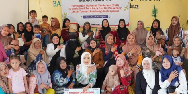 Perkuat Gizi Sejak Dini, Pertamina Patra Niaga Regional Sumbagsel Salurkan PMT di Lahat