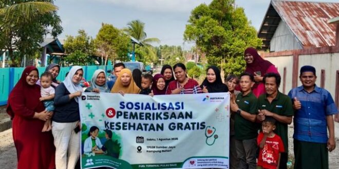 Hadirkan Edukasi dan Pemeriksaan Kesehatan Gratis bagi Warga Kampung Bahari