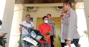 Gasak Motor Tukang Galon, Irawan Nyaris Dihajar Massa