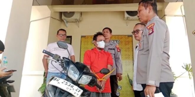 Gasak Motor Tukang Galon, Irawan Nyaris Dihajar Massa
