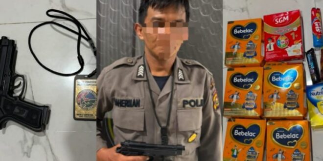 Polisi Gadungan Gasak Barang di Enam Minimarket Akhirnya Ditangkap