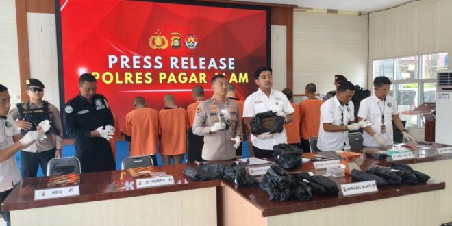 Bongkar 6 Kasus Narkotika dengan 27,14 Gram Sabu dan 2,3 Kg Ganja