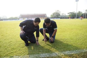 Erick Thohir Pantau Seleksi Pemain Sepakbola Timnas Piala Dunia U17 di Palembang