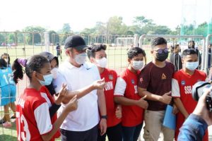 Dukung Perkembangan Sepakbola Nasional, Herman Deru Gulirkan  Turnamen Sepakbola U-14 dan Women Sriwijaya FC Championship 