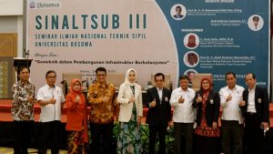 Dosen Teknik Universitas Bina Darma Sharing Ilmu di Seminar Nasional Teknik Sipil Unibos Makassar