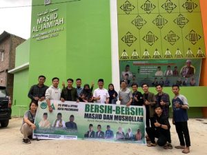 PC IPNU - IPPNU Kota Palembang Gelar Bersih-Bersih Masjid dan Musholah