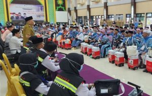Tiga Kloter Calon Haji Embarkasi Palembang Ditunda Berangkat Karena Sakit