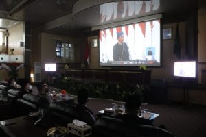 Saksikan Pidato Kemerdekaan Presiden RI, Bupati DRA : Solidaritas dan Gotong Royong Jadi Prioritas