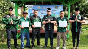 Maknai Idul Adha, Ketua PC GPK Palembang Berikan 3 Ekor Sapi Qurban