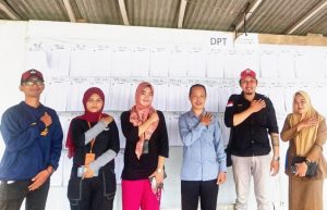 PPS Gunung Ibul Prabumulih Mulai Pajang DPT Pemilu 2024