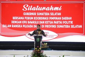 Gandeng Forkompinda, Gubernur Deklarasikan Pilkada Damai di Provinsi Sumsel 
