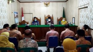 Kedatangan Ketua Pengadilan Tinggi Agama Palembang Disambut Hangat PA Martapura