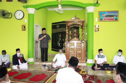 Safari Jumat ke Sematang Borang, HD Ajak Jemah Masjid Al Ikhlas Jaga Silaturahmi