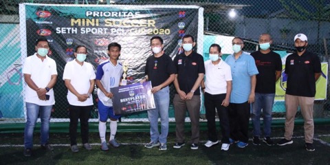 Cari Bibit, Ratu Dewa Beri Apresiasi Tournament Prioritas Mini Soccer Seth Sport PCL Cup