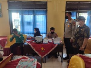 99,22 Persen Pelajar Dan Guru SMA Negeri 2 Martapura Sudah Di Vaksinasi