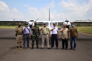 Pantau Hot Spot Lewat Udara, Dodi Reza Kemudi Langsung Pesawat BN2T/PK-WMR