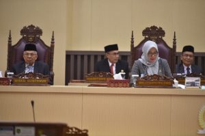 Fraksi-fraksi DPRD Prov. Sumsel Sampaikan Pandangan Umum terhadap Raperda Perubahan APBD Tahun Anggaran 2022