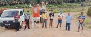 Bantu Pemkab Muba Tekan Penyebaran Covid 19, FBBI DPC Sebarkan Portabel Hand Wash ke Pelosok Desa