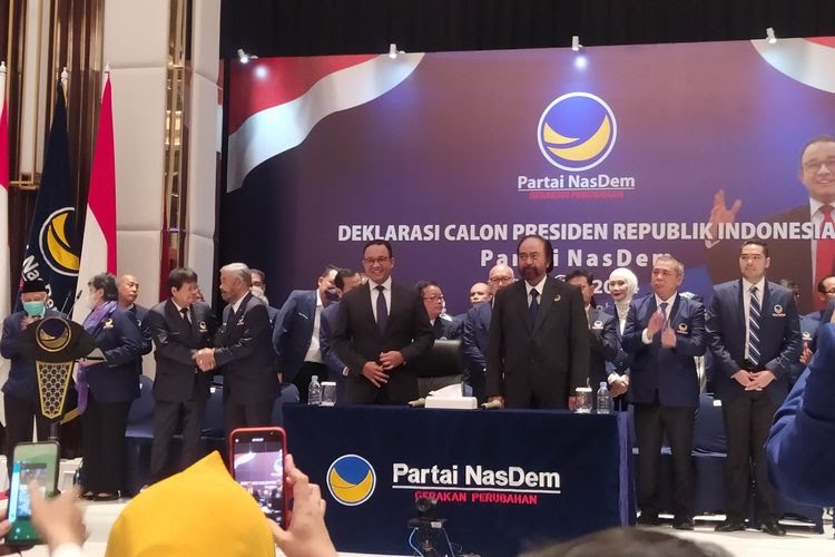 Resmi! Partai Nasdem Umumkan Anies Baswedan Capres 2024