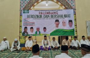 Teduh, Hujan Selimuti Dzikir dan Sholawat HUT Kota Palembang