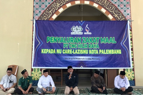 PT CNG Hilir Raya Salurkan Zakat Maal Kepada Lazisnu Palembang