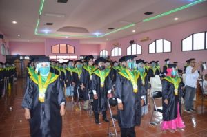 Terapkan Protokes, 98 Mahasiswa STIE Rahmaniyah Sekayu Diwisuda