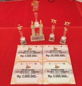 Sanggar Seni Sebiduk Sehaluan Raih Juara Umum Di Festival Sriwijaya Ke XXIX