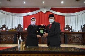 DPRD Prov. Sumsel Bersama Gubernur Setujui Perubahan RPJMD Provinsi Sumsel 2019-2023