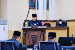 Bupati Dodi Reza Sampaikan Raperda APBD Muba Tahun 2022