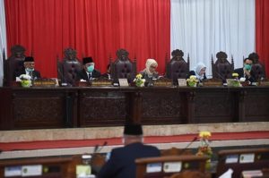 Gubernur Sumsel Sampaikan Penjelasan Raperda Pertanggungjawaban pelaksanaan APBD Prov. Sumsel TA. 2019