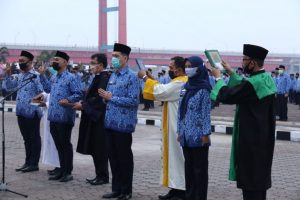 Resmi Berstatus PNS, 766 CPNS Palembang Ucapkan Sumpah Jabatan
