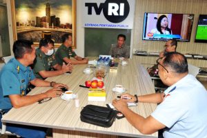 Karo Humas Setjen Kemhan Lakukan Kunjungan Silaturahmi ke LPP TVRI