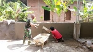 Terus Lanjut Pemasangan Vaping Blok dan Plester Dinding Masjid Nurul Iman