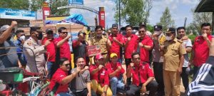 PI-ONE Capter Sriwijaya Salurkan Bantuan untuk Korban Kebakaran di Sungsang 