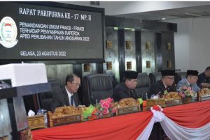 Gelar Rapat Paripurna, Delapan Fraksi DPRD Kota Palembang Sampaikan Pandangannya