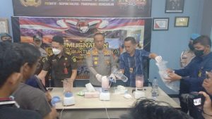 Sat Reserse Narkoba Polrestabes Palembang Ungkap Kasus Narkotika Jenis Sabu dan Ekstasi