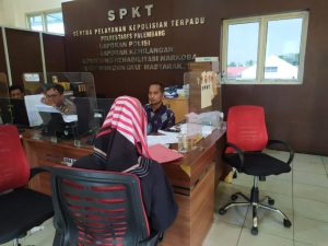 Alami KDRT YN Datangi SPKT Polrestabes Palembang
