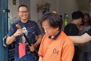 Mengaku Hanya Ikut-ikutan, Pemuda Palembang Ini Diciduk Polisi Akibat Membawaa Sajam
