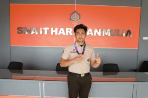 Wakili SMAIT Harapan Mulia Palembang, M Aqila Sukses Raih Medali Emas dalam ONMIPASA 2023