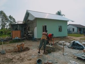 Ditargetkan Selesai Sebelum Penutupan TMMD ke-116, Rumah Darman Tinggal Tahap Finishing