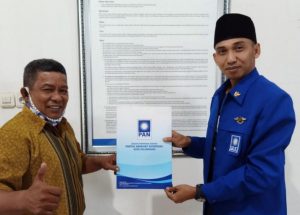 Bawa Formulir Pendaftaran, Beni Kembali Datangi Kantor DPD PAN Palembang