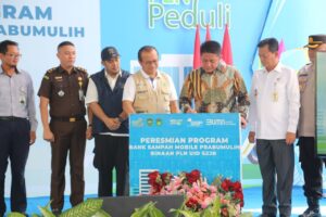 Inovasi Lingkungan, PLN UID S2JB dan Pemprov Sumsel Resmikan Program Bank Sampah Mobile di Prabumulih