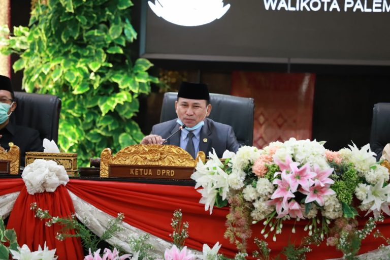 Rapat Paripurna, DPRD Kota Palembang Dengarkan Arahan Presiden RI