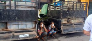 Polisi Amankan Dua Sopir Pick Up yang Mengangkut Minyak Olahan BBM
