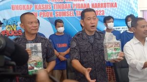 BNNP Sumsel Tangkap Dua Kaki Tangan Bandar Sabu Jaringan Malaysia, Bawa Sabu 20 Kilogram