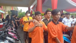 Sat Reskrim Polrestabes Palembang dan Polsek Jajaran Mengungkap 29 Pelaku Curanmor Yang Viral dan Meresahkan Warga Palembang