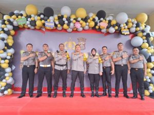 Pesan Kapolrestabes Palembang Untuk Enam Pejabat Utama Yang Naik Pangkat